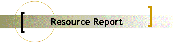 Resource Report